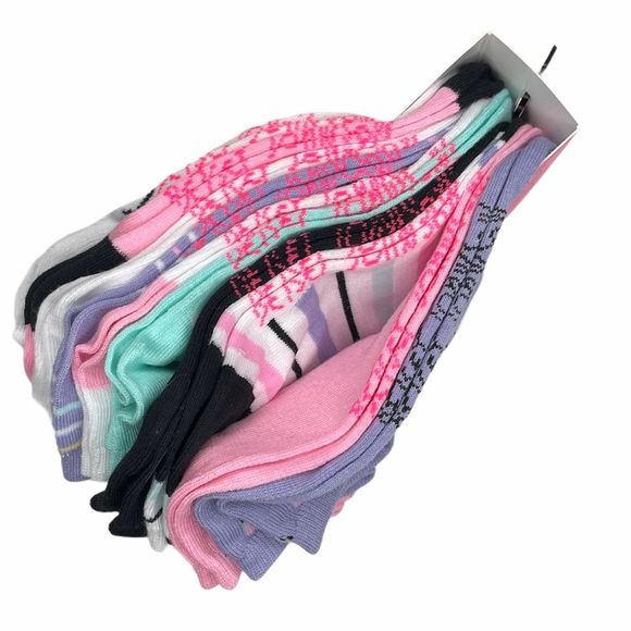 Betsey Johnson Easter Low Cut Socks Purple Pink 10 Pairs - Picture 6 of 9